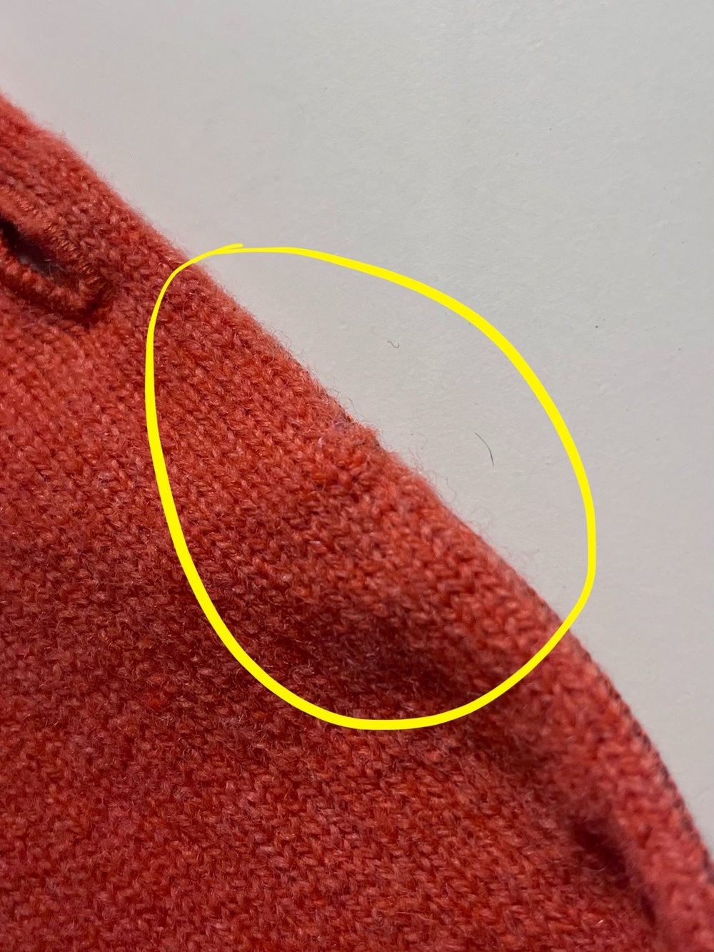 Scotch House 100% Wool Cardigan in Coral - Picture 9 of 10